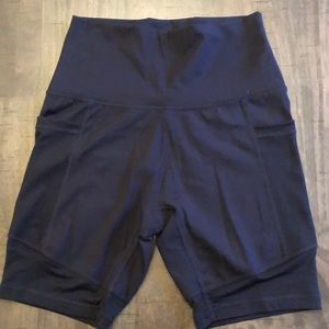Aerie Black M bike shorts WORN ONCE